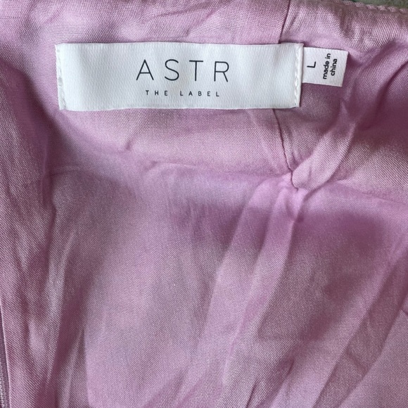 ASTR The Label Lysette Midi Dress in Orchid Green Floral size large linen - Picture 8 of 10